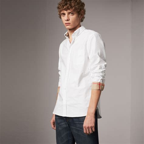 refashion camicia burberry uomo|Camicia in spugna di cotone (Salt) .